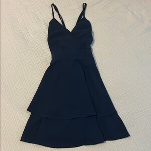 Navy Blue Sleeveless Dress